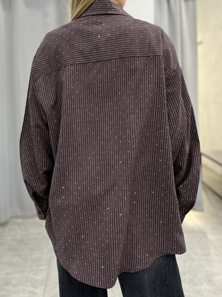 Рубашка со стразами 72461727\1031