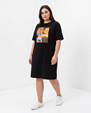 Платье - футболка с принтом SHOPDAANNA 72463568\15