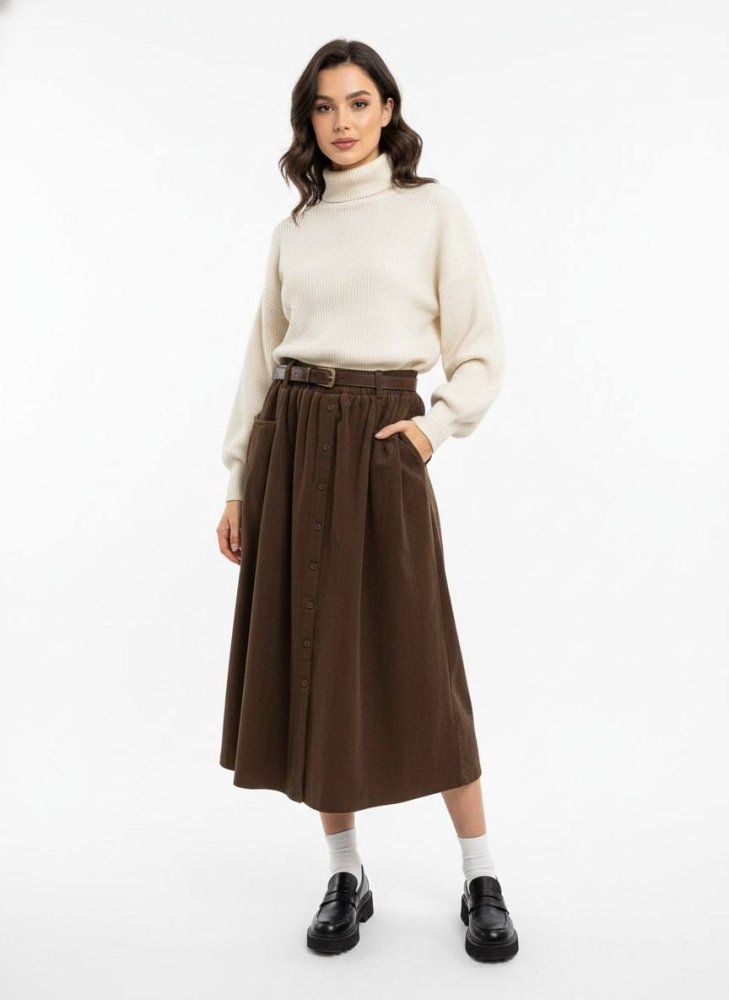 Юбка микровельвет 72461270\1013