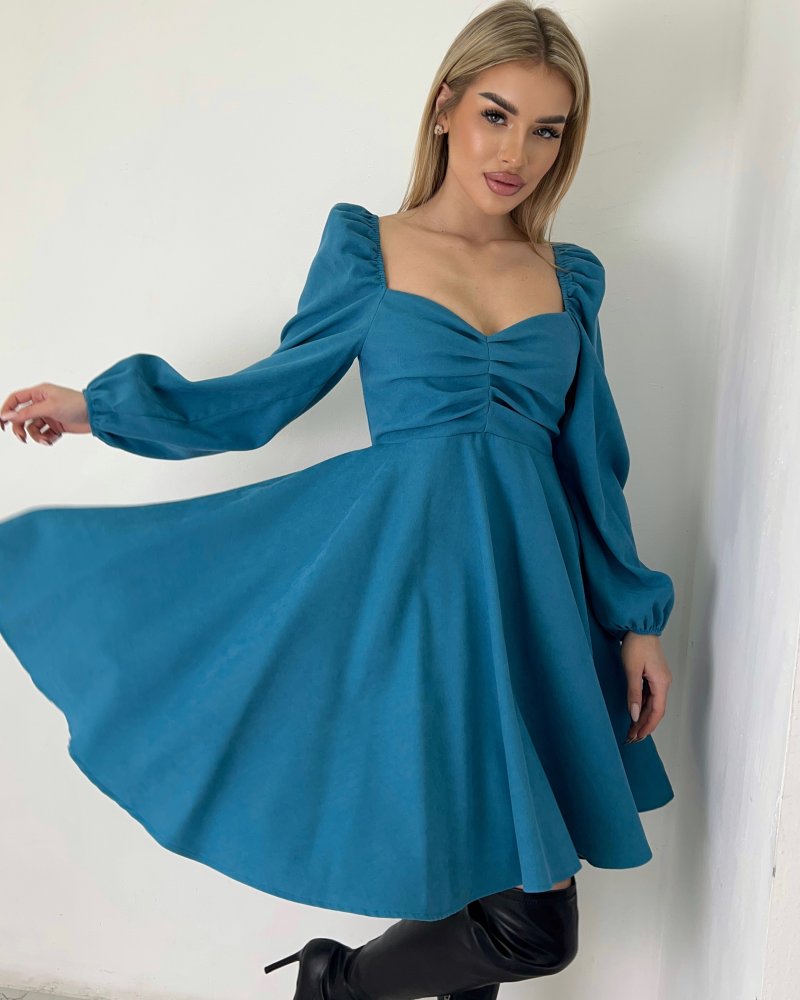 Платье микровельвет 72430879\926