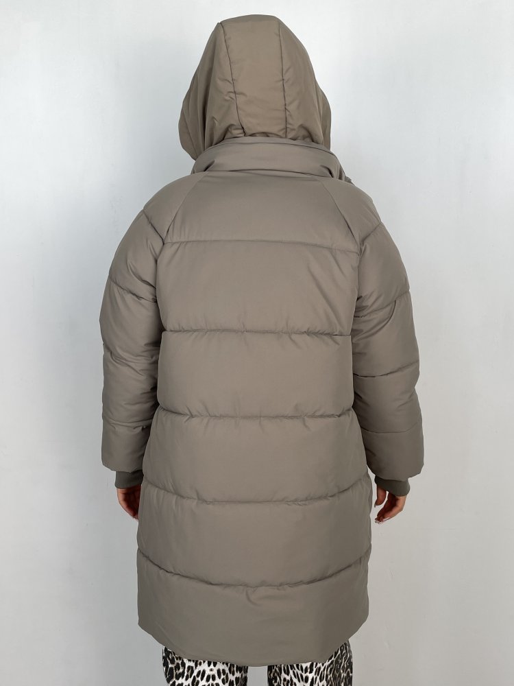 Пуховик удлиненный с капюшоном (зима) 72455726\19