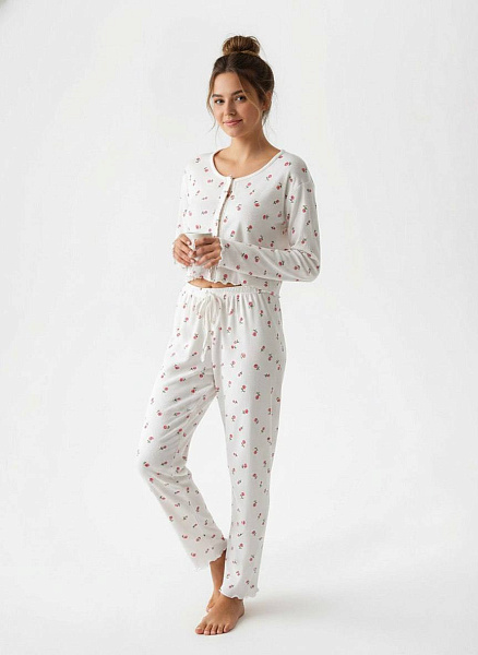 Пижама с  брюками 72460961\25