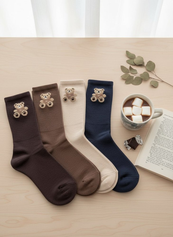 Носки с медведем 72460633\1017