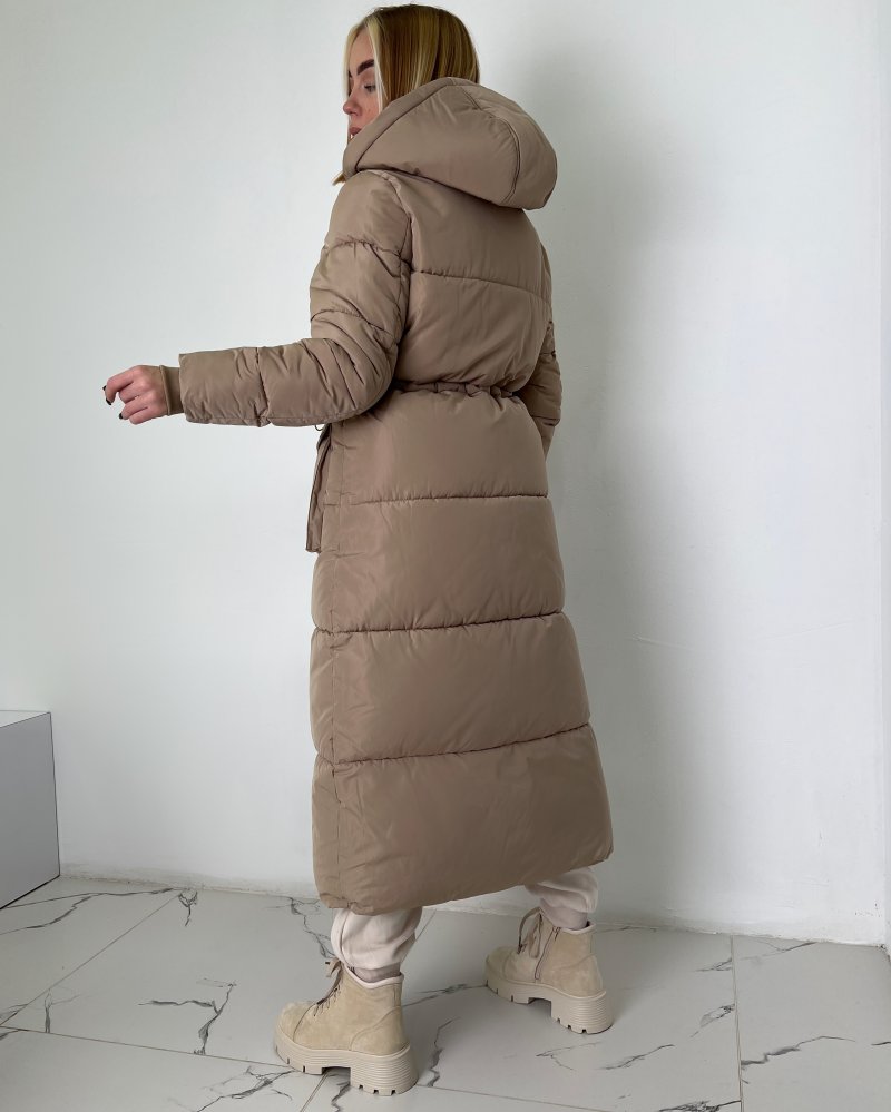 Куртка удлиненная с капюшоном (зима) 72430506\19