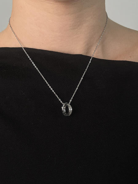 Цепочка с подвеской из титановой стали 72459631\448