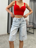 Шорты джинсовые 72462603\530