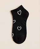 Носки короткие с сердечками 72462513\15