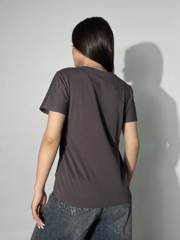 Футболка со стразами 72458467\1008