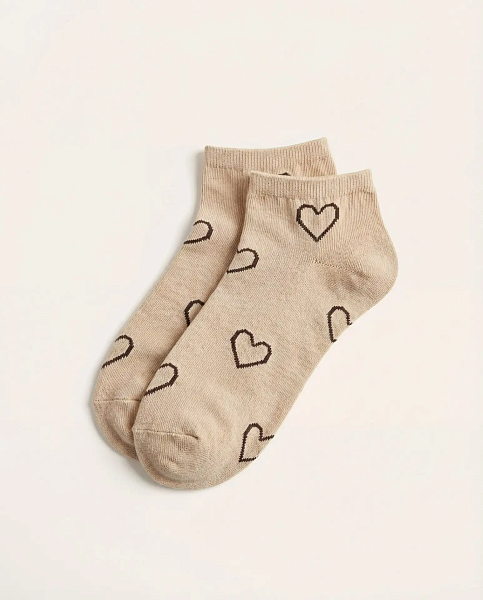 Носки короткие с сердечками 72461815\1017