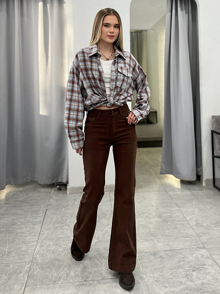 Джинсы клёш 72461836\1013