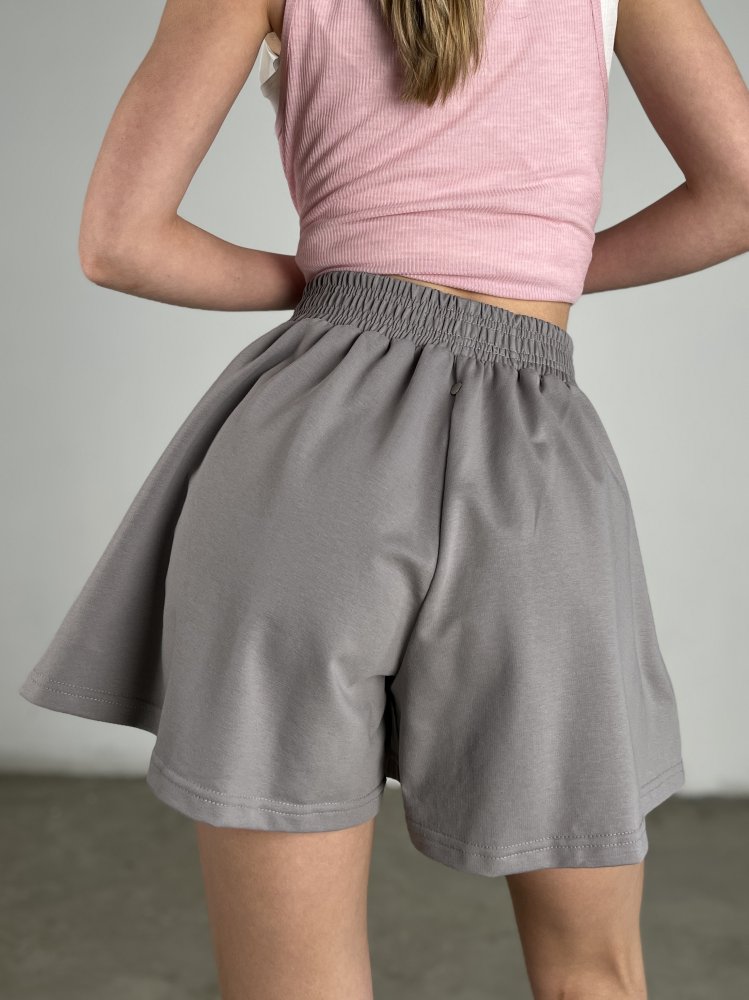 Шорты-юбка SHOPDAANNA  (футер 2х нитка) 72460005\436