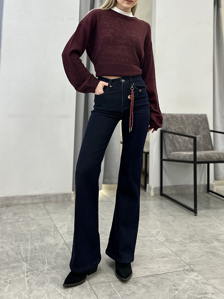 Джинсы клёш 72460647\13