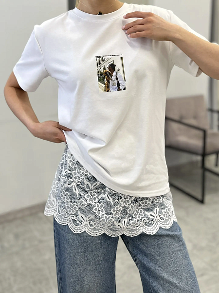 Юбка баска кружевная 72462541\25