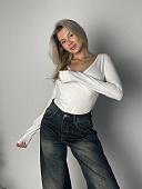 Лонгслив на запах SHOPDAANNA  72458412\751