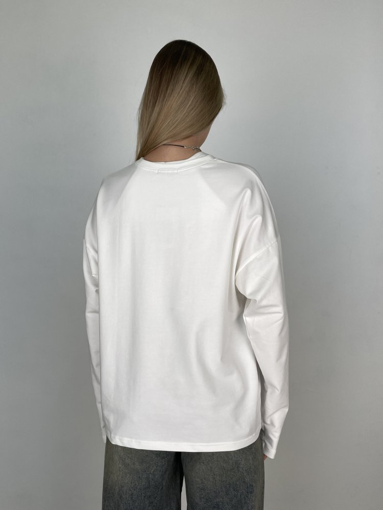 Лонгслив SHOPDAANNA oversizе (футер 2х нитка) 72456652\751