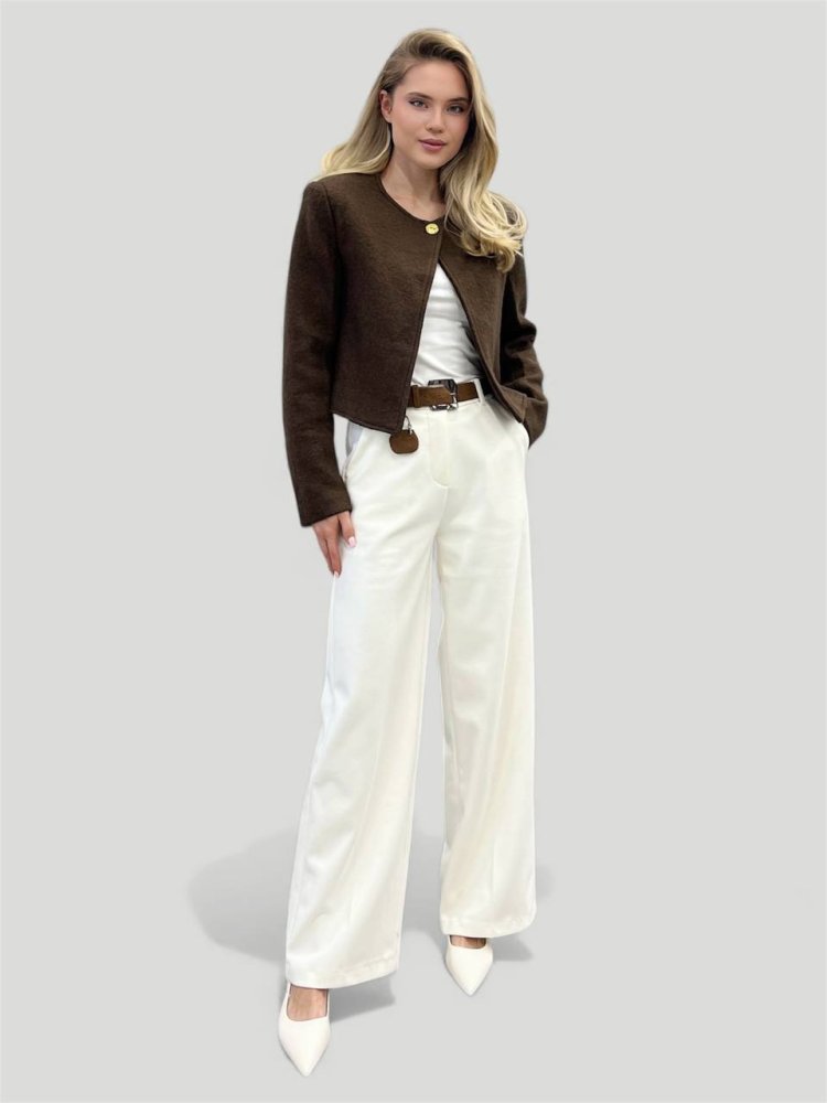 Брюки прямого кроя (кашемир) 72461107\751