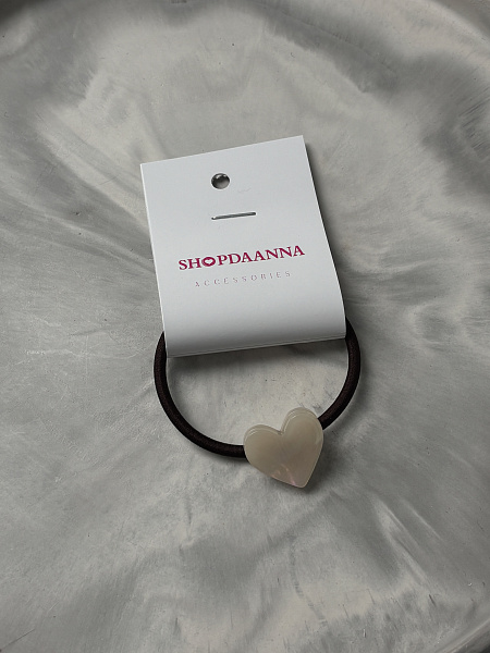 Резинка для волос с сердцем 72459579\1042