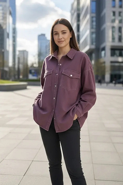 Рубашка джинсовая 72461867\428