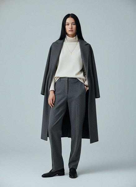 Брюки прямого кроя 72461121\1008