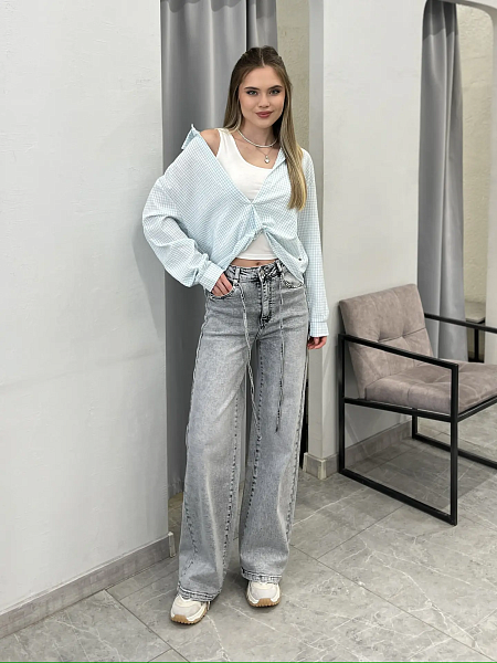 Джинсы прямые 72462494\10