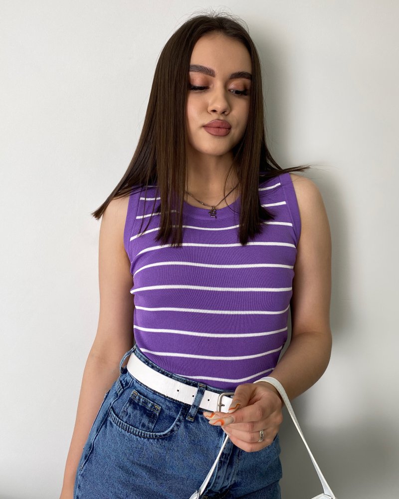 Топ в полоску ZARA 72436528\1009