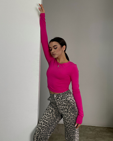 Лонгслив укороченный SHOPDAANNA 72447457\1012