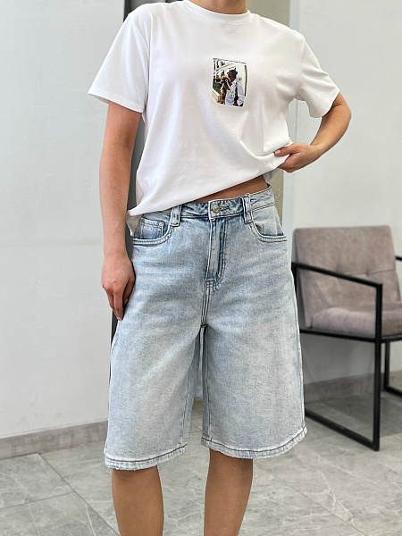 Шорты джинсовые 72462604\530