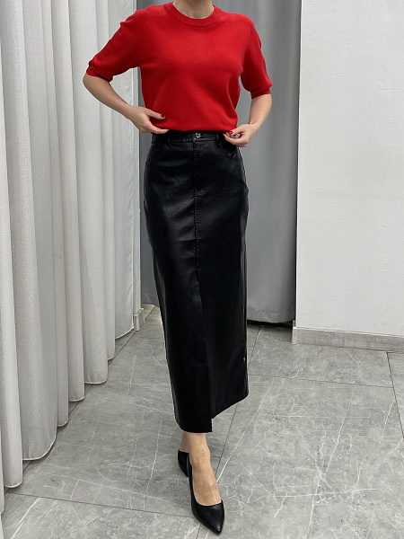 Юбка (искусственная кожа) 72461254\15