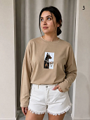 Лонгслив с принтом SHOPDAANNA 72463098\19