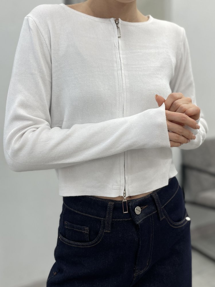 Лонгслив трикотажный на молнии 72460699\25