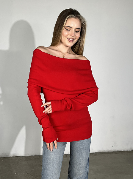 Лонгслив с открытыми плечами 72459857\17