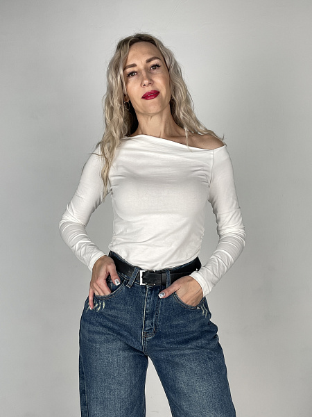 Лонгслив SHOPDAANNA на одно плечо 72457396\751