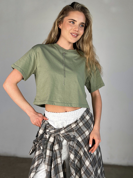 Футболка укороченная SHOPDAANNA 72459682\805