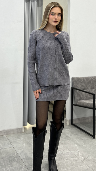 Костюм трикотажный с юбкой 72460448\436