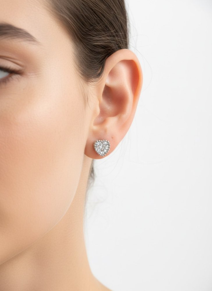 Серьги сердце 72461666\448