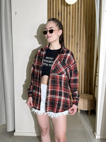 Рубашка в клетку SHOPDAANNA 72454581\432