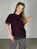 Футболка с сеткой SHOPDAANNA 72459678\1261