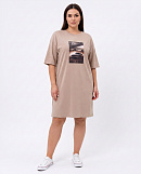 Платье - футболка с принтом SHOPDAANNA 72463573\323
