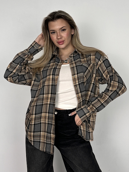 Рубашка SHOPDAANNA в клетку 72459021\247
