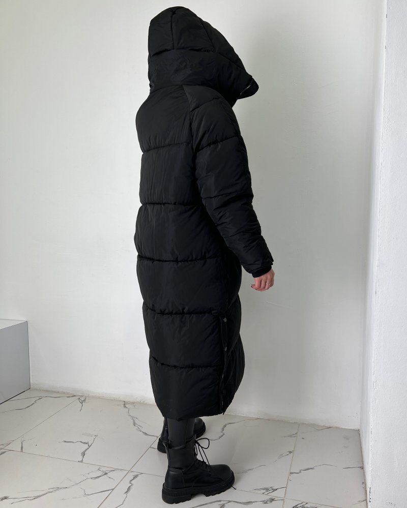 Куртка удлиненная с капюшоном (зима) 72430498\15