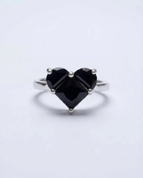 Кольцо с сердечком 72462253\882