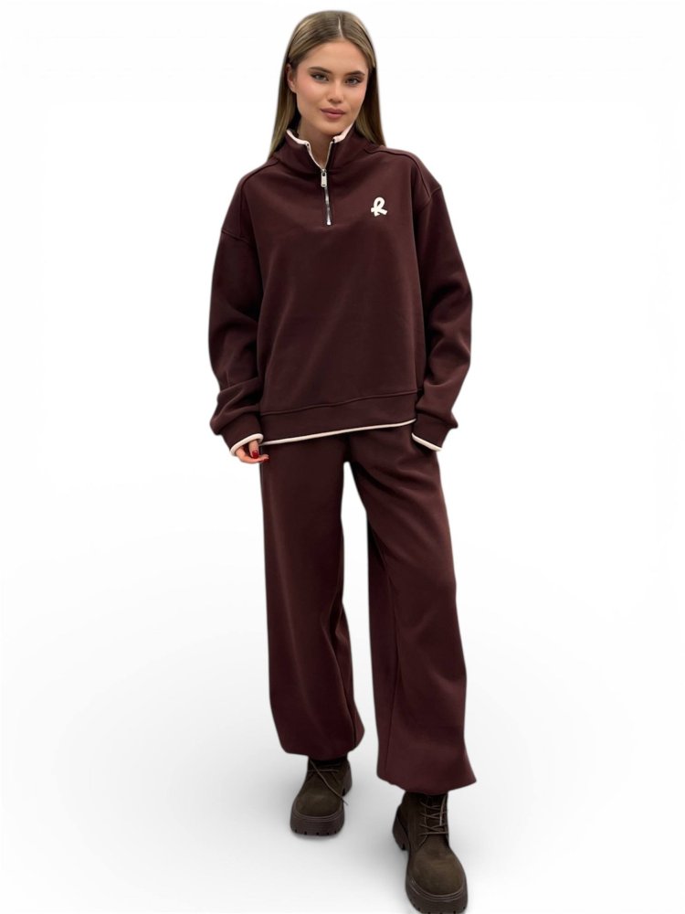Костюм спортивный утепленный велюром 72461180\432