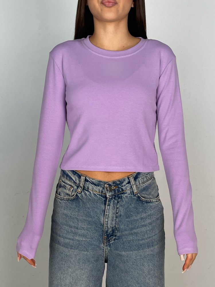 Лонгслив укороченный  72454717\73