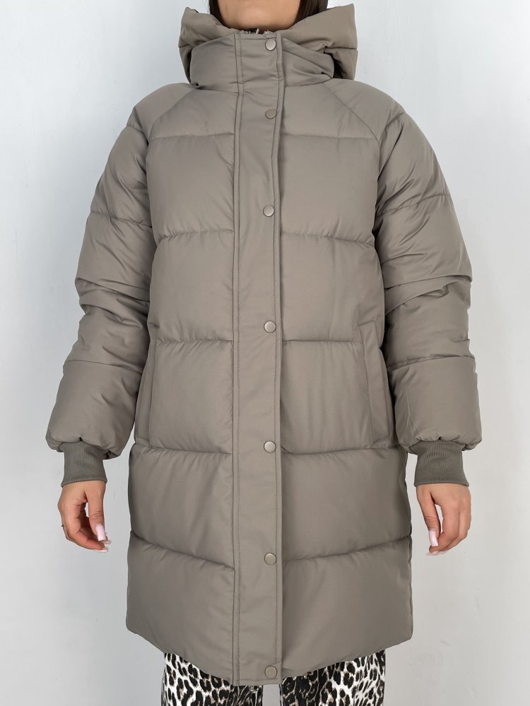 Пуховик удлиненный с капюшоном (зима) 72455726\19