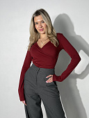 Лонгслив на запах SHOPDAANNA 72458412\432