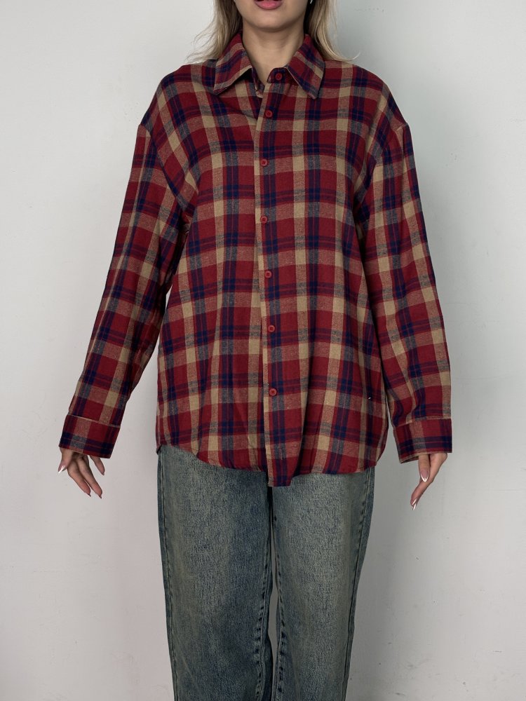 Рубашка в клетку 72454433\432