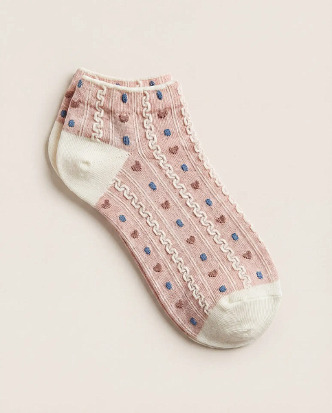 Носки с сердечками 72462091\447