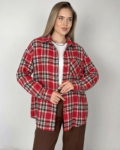 Рубашка в клетку SHOPDAANNA 72454581\432