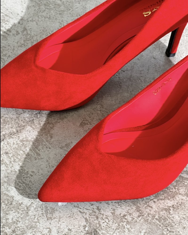 Туфли лодочки на шпильке (замша) 72451221\17