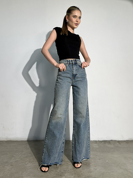 Джинсы прямые 72459884\740